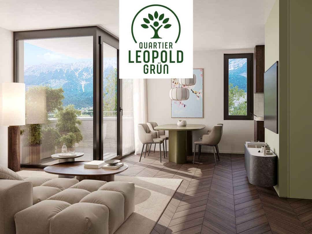 Erstbezug Wohnung Leopold Grün Loggia Innsbruck