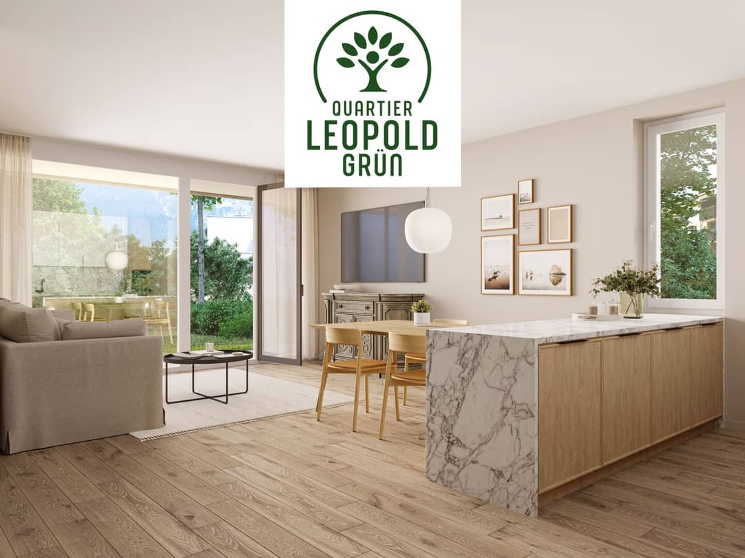 Neubau Wohnung Erstbezug Leopold Grün Garten