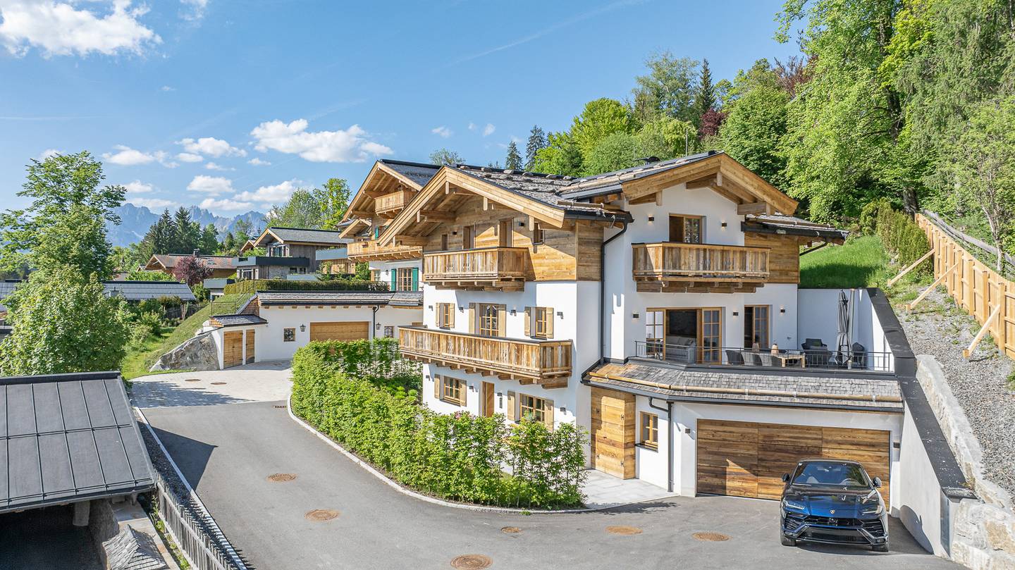 Luxusvilla am Sonnberg in Kitzbühel – Blick über Kitzbühel, 389 m²