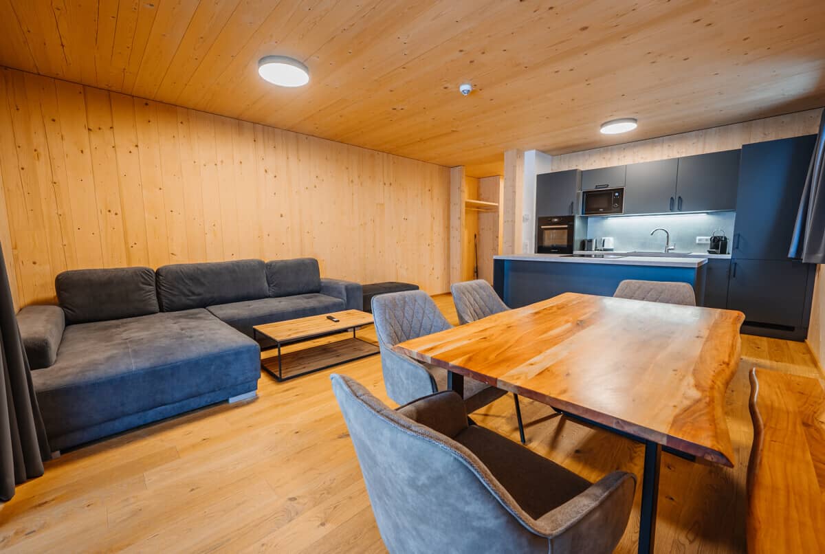 Top floor apartment with skiing at your doorstep