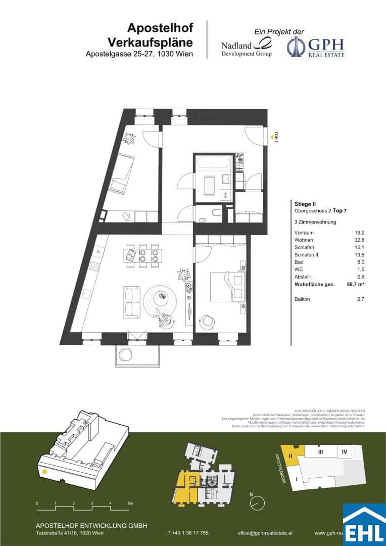 Wohnung Apostelhof ruhige Lage nahe Zentrum Balkon