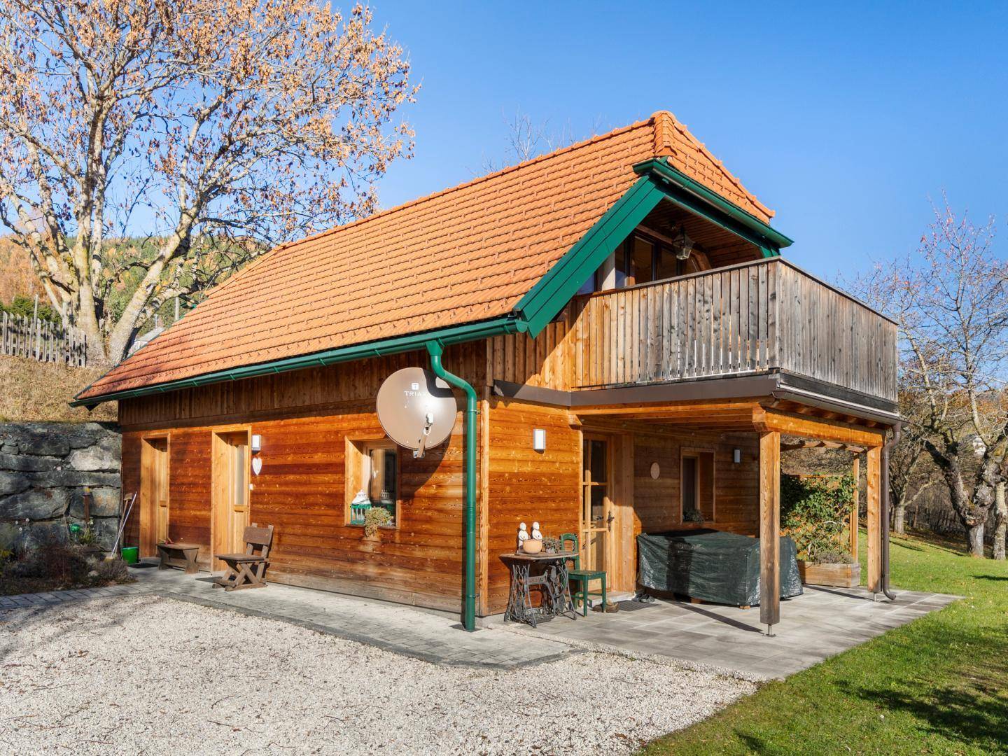 Jagdhaus in Hüttenberg mit Bergpanorama, 70 m², 3 Zimmer, Balkon