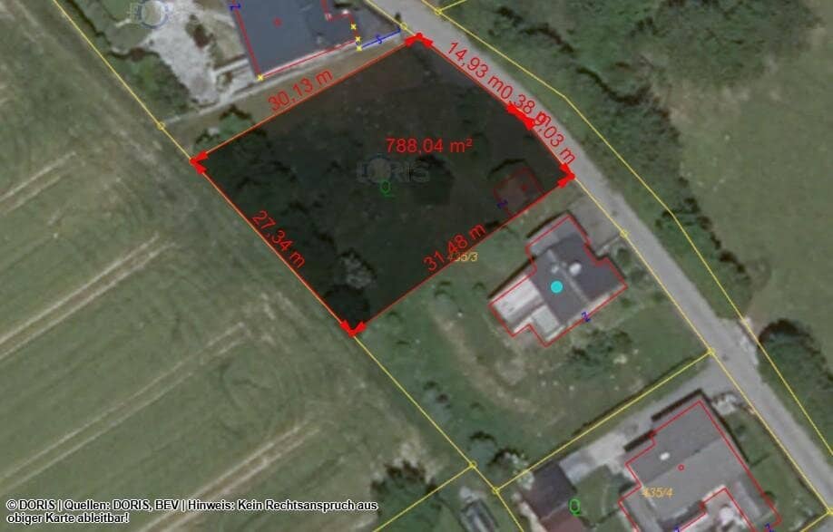 2 Baugrundstücke in Laakirchen-Haitzing: je 788 m², Blick ins Grüne