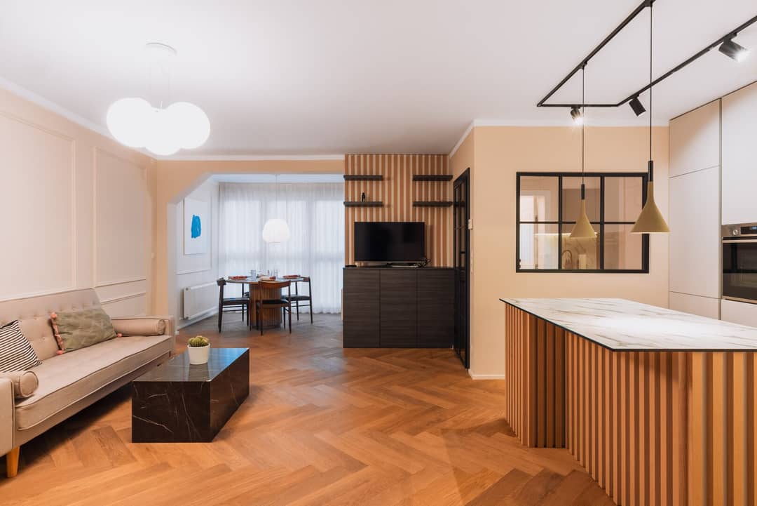 Altbau apartment near U4 Pilgramgasse kitchen