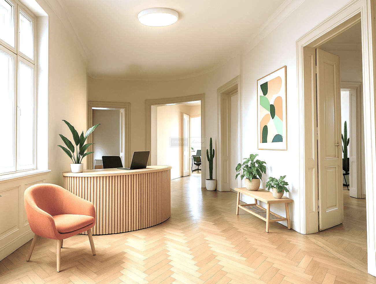 Exklusive 238 m² 5-Zimmer Bürofläche am Naschmarkt in Wien – Erstbezug