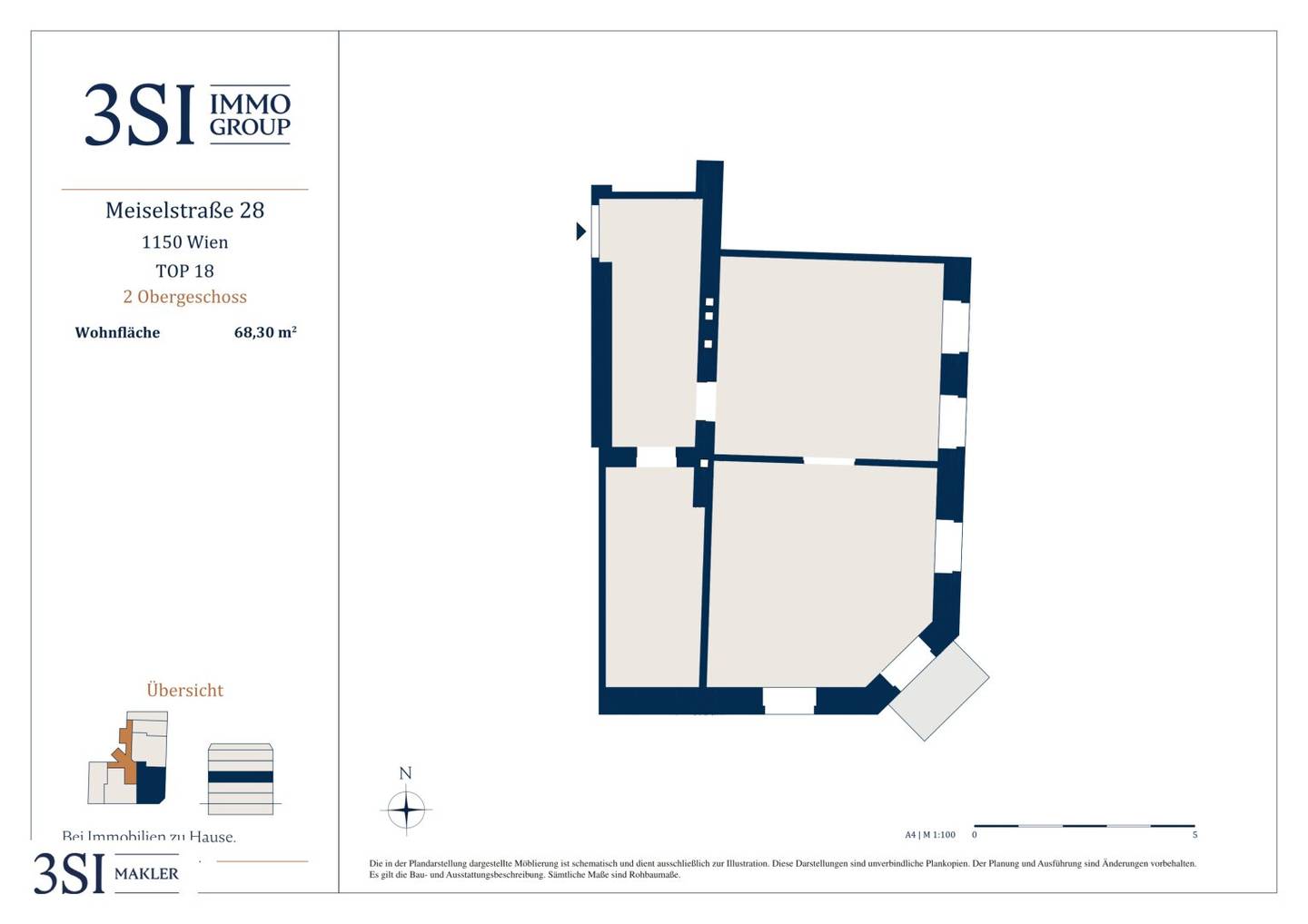 Wohnung Altbau am Meiselmarkt innenstadtnah