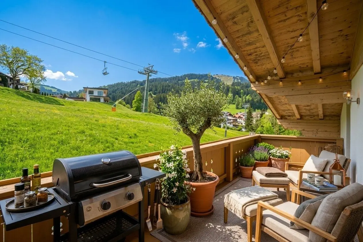 Attic apartment near lift with balcony Tyrol