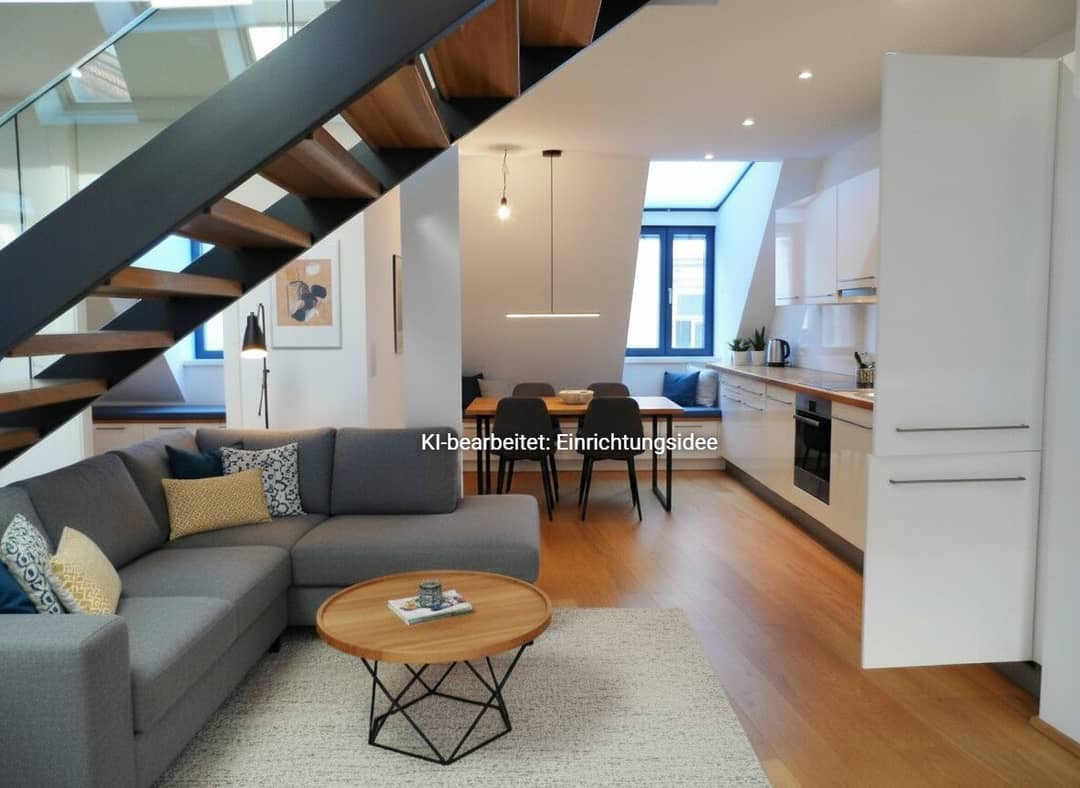 Maisonette apartment in Vienna near Naschmarkt with terrace
