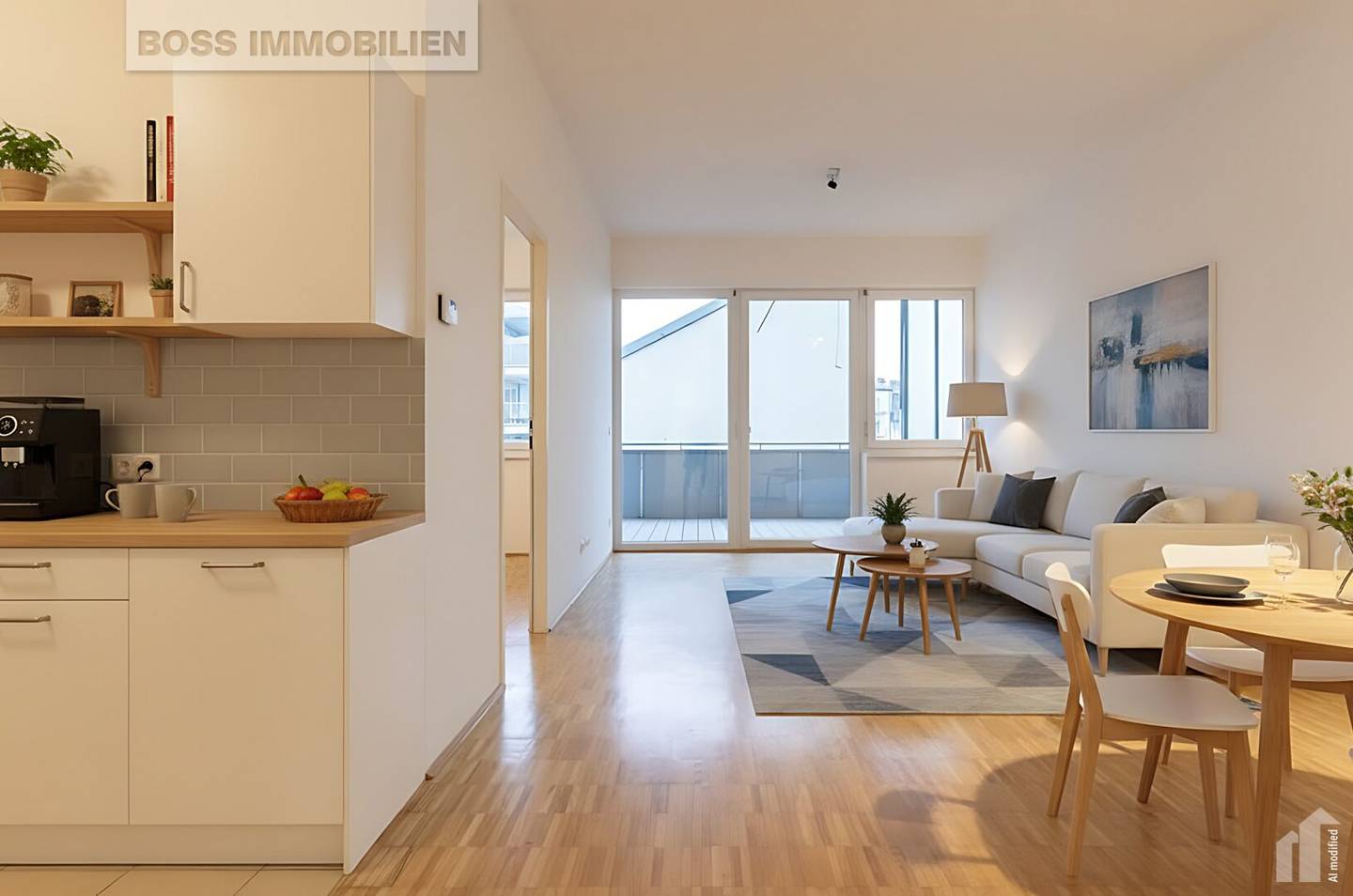 Apartment central location with loggia and lift
