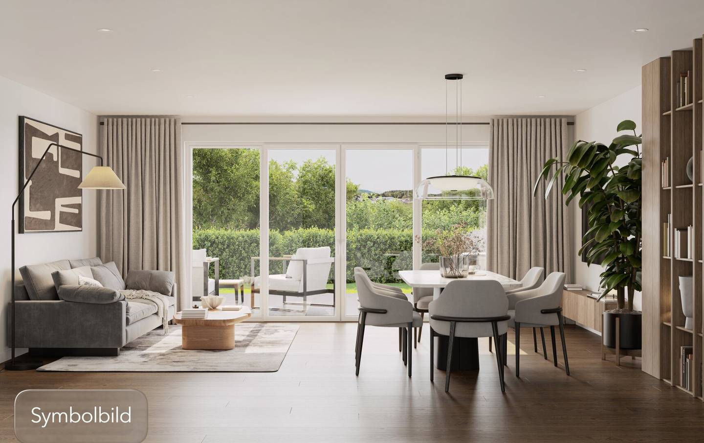 Neubau Dachgeschosswohnung mit Terrasse