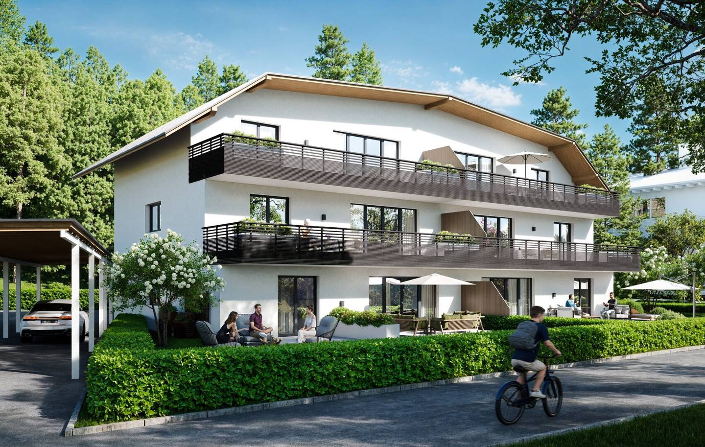 Neubau Dachgeschosswohnung mit Terrasse