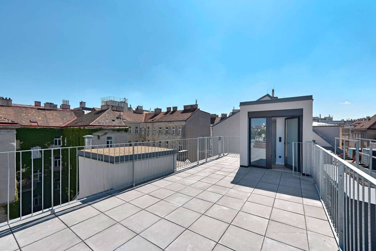 Penthouse Naschmarkt drei Terrassen eigener Lift