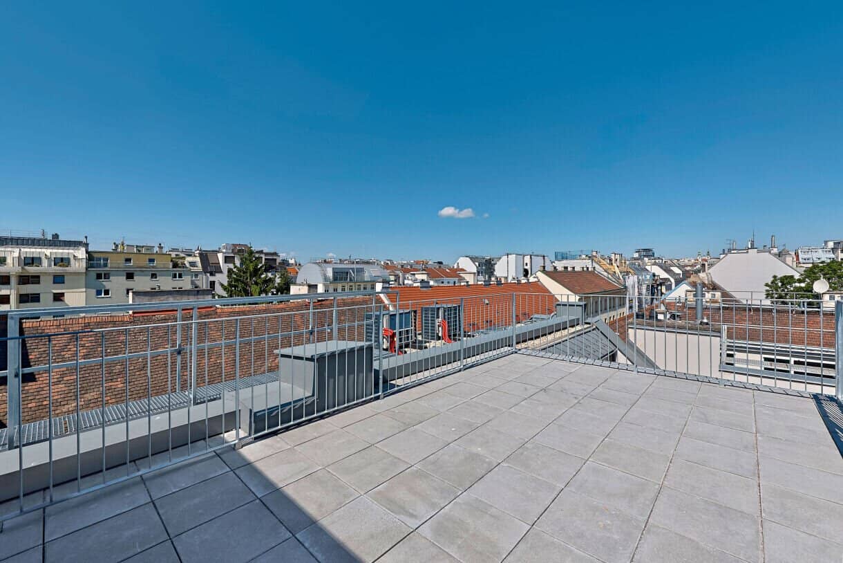 Penthouse Naschmarkt drei Terrassen eigener Lift