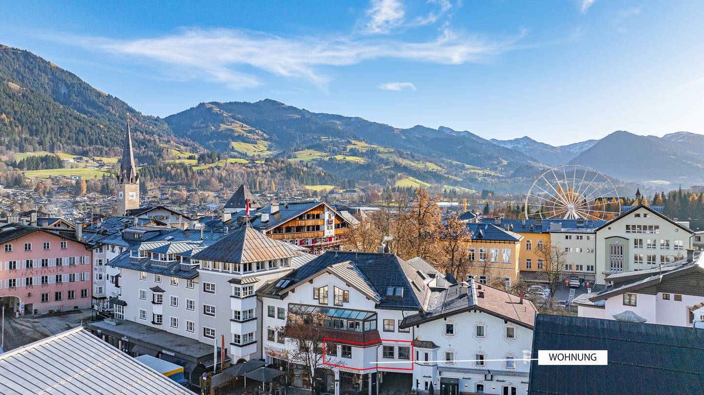 Wohnung im Zentrum mit Parkplatz im Innenhof