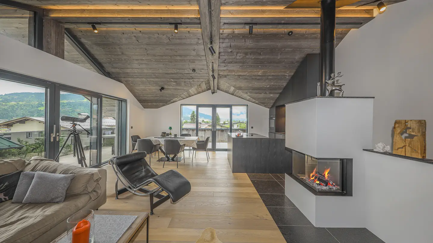 Penthouse mit Blick auf Wilden Kaiser