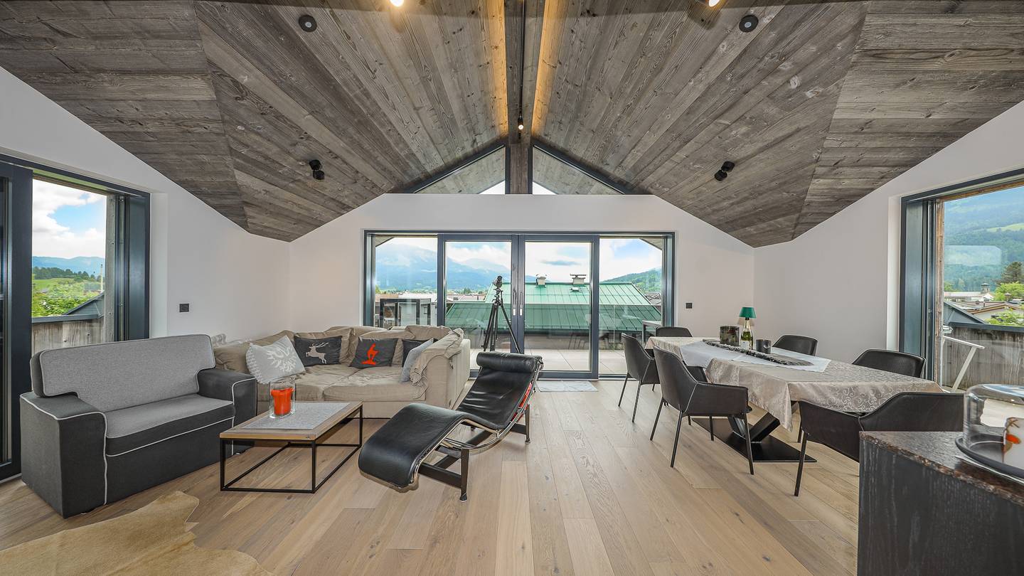 Penthouse mit Blick auf Wilden Kaiser