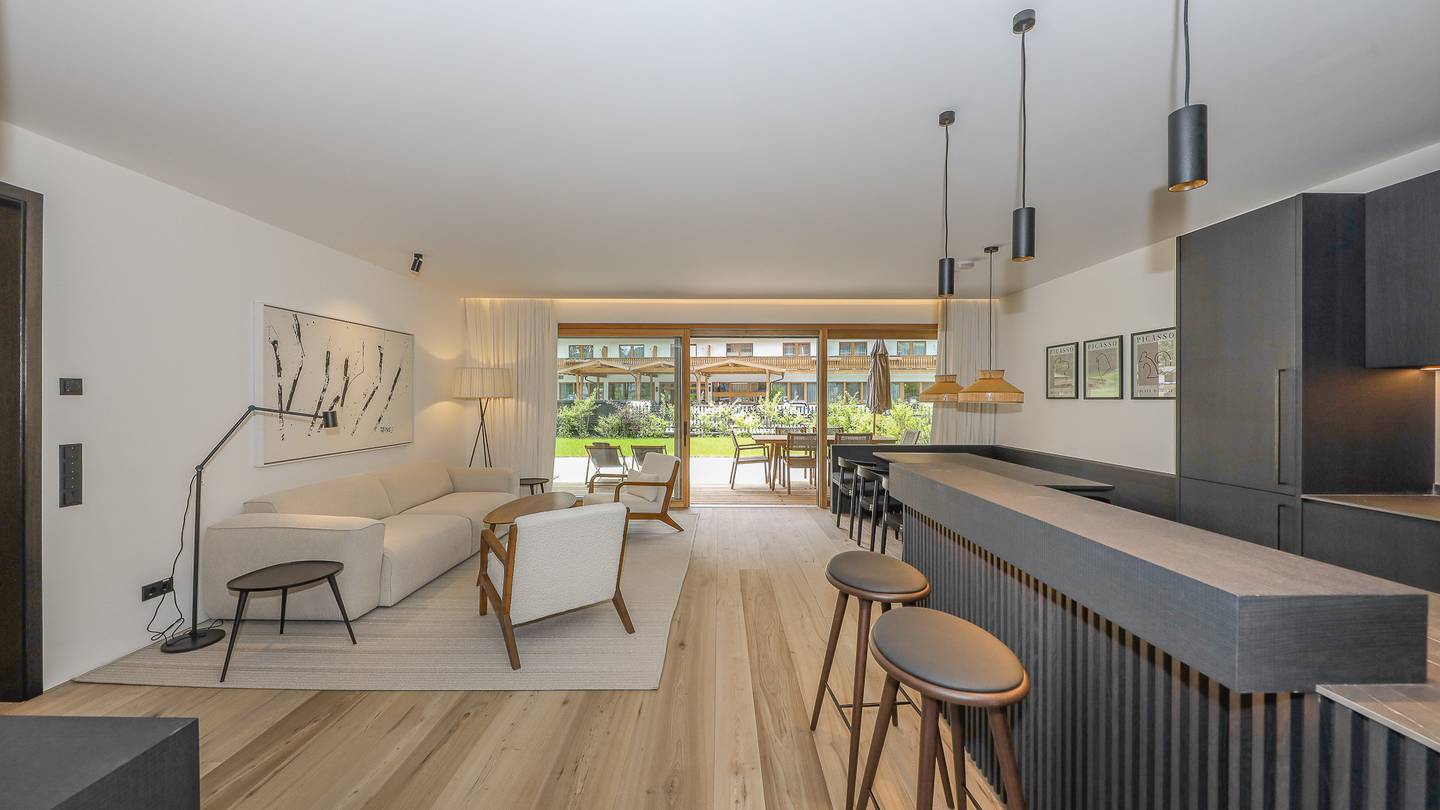 Ground floor apartment Riverside garden at the foot of the Gaisberg first occupancy