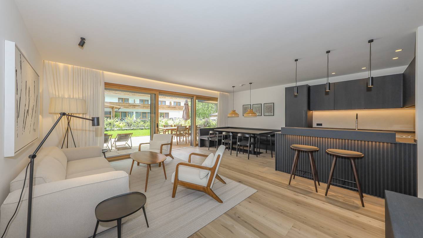 Ground floor apartment Riverside garden at the foot of the Gaisberg first occupancy