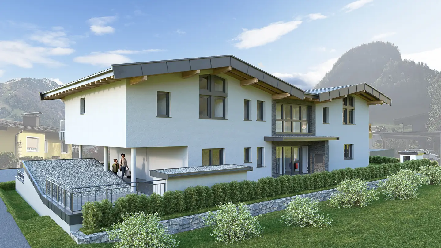 Ground floor apartment with garden and terrace in a new build