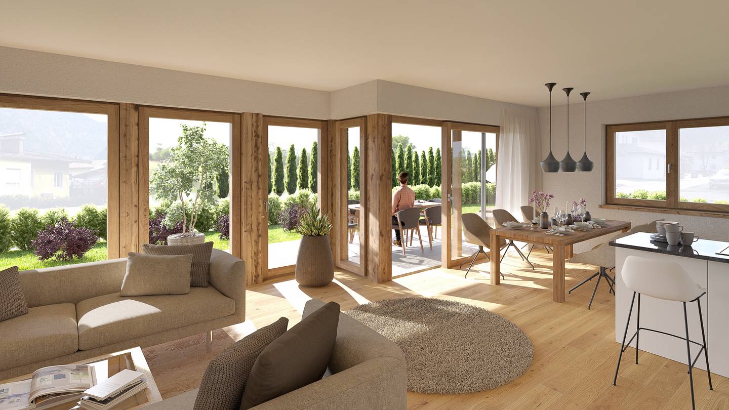 Erdgeschosswohnung mit Garten und Terrasse im Neubau