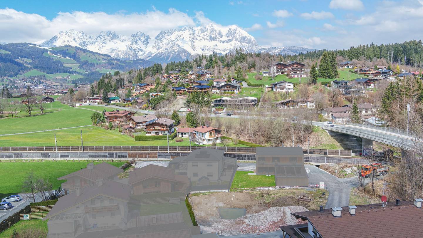 Baugrundstück mit Baugenehmigung in Gundhabing, Kitzbühel – sonnig