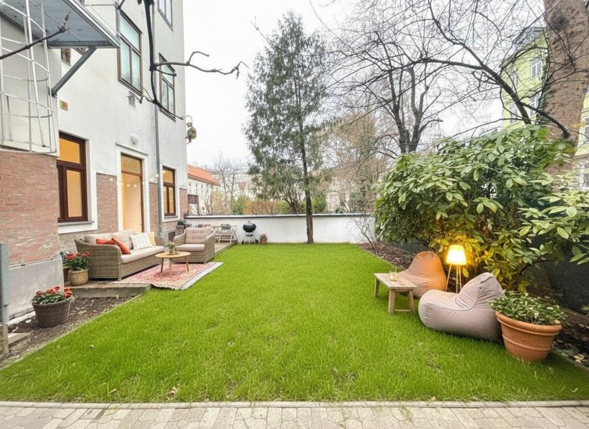 Erdgeschosswohnung mit Garten und Keller in zentraler Lage