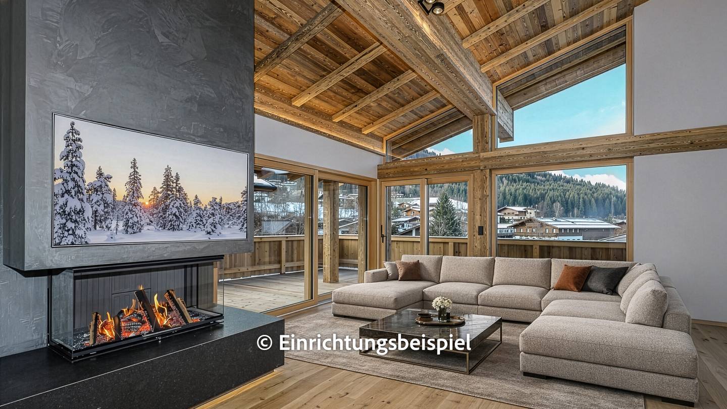 Penthouse mit Panoramablick und Wellnessbereich