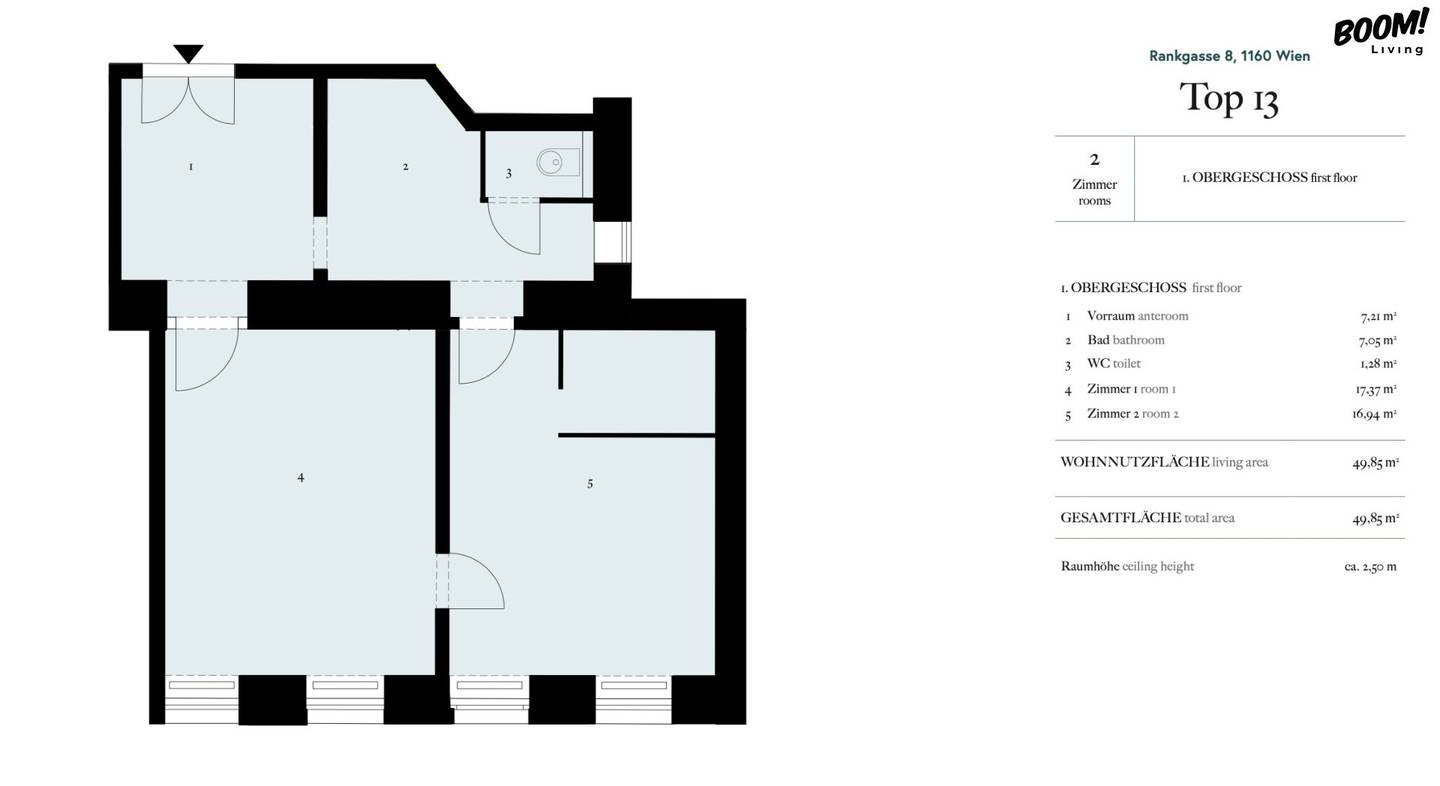 Wohnung erster Stock Altbau mit Lift Anlegerobjekt
