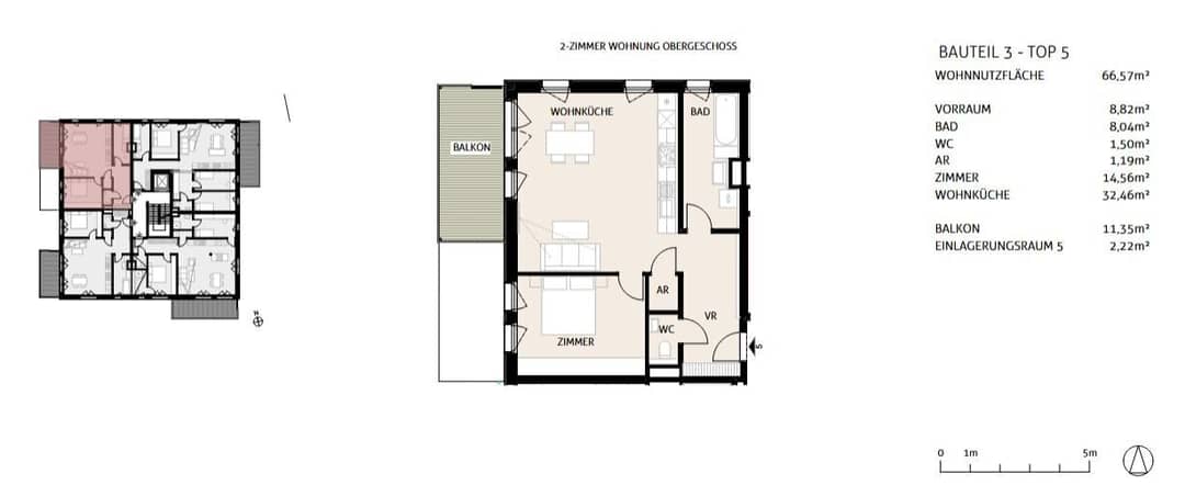 Balcony Apt Gießhübl New Build