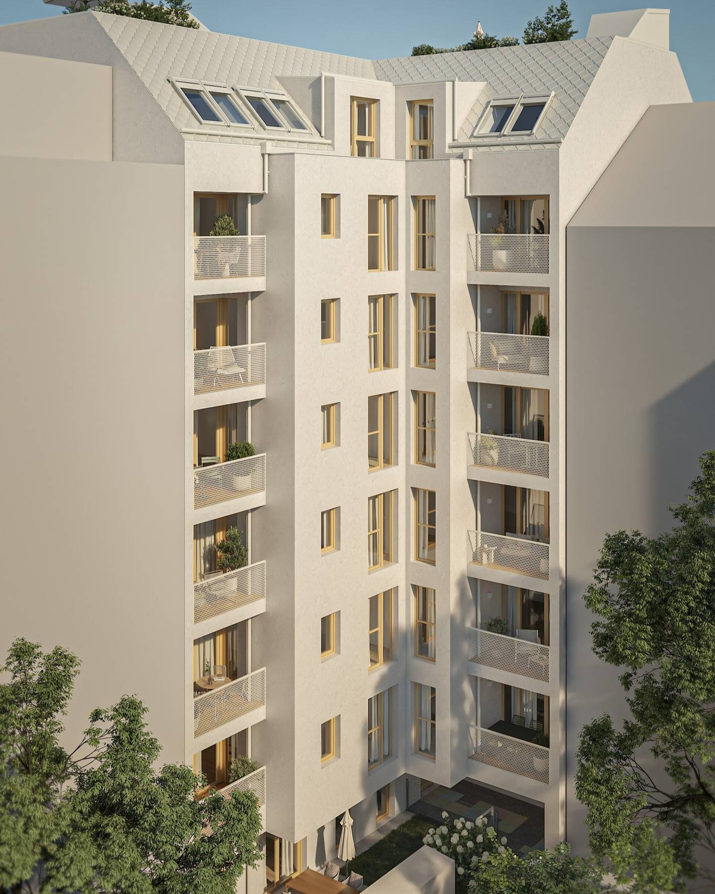 Neubauwohnung mit Fensterflächen und Westbalkon