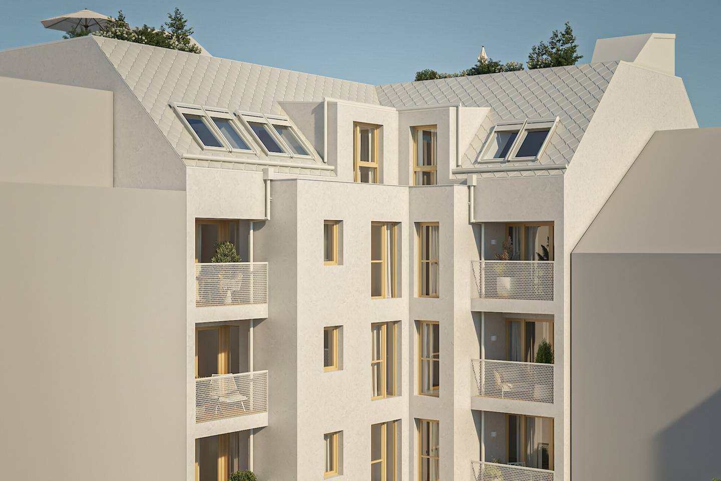 Penthouse with direct lift and roof terrace
