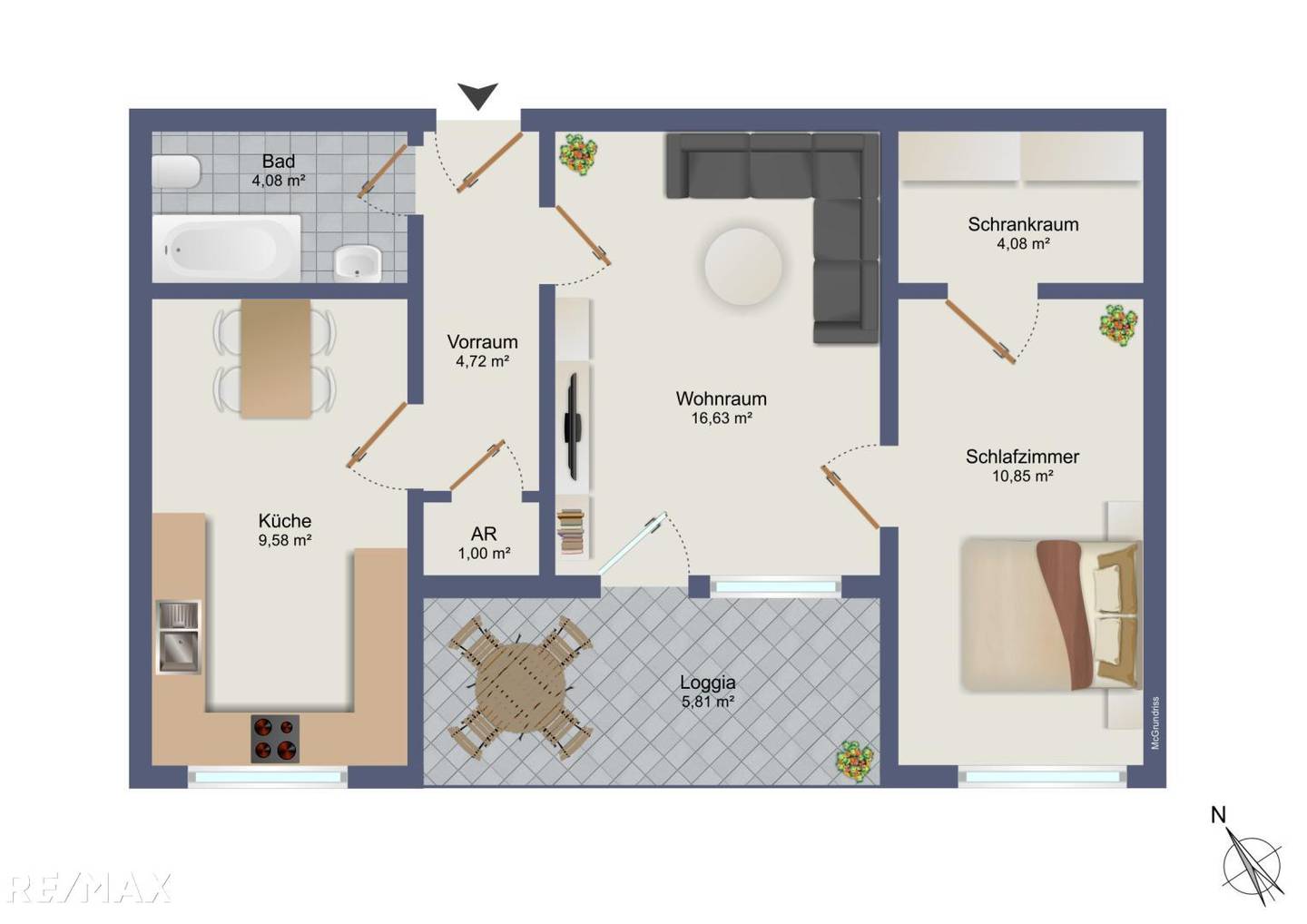 Wohnung unverbaubarer Weitblick Loggia im elften Stock