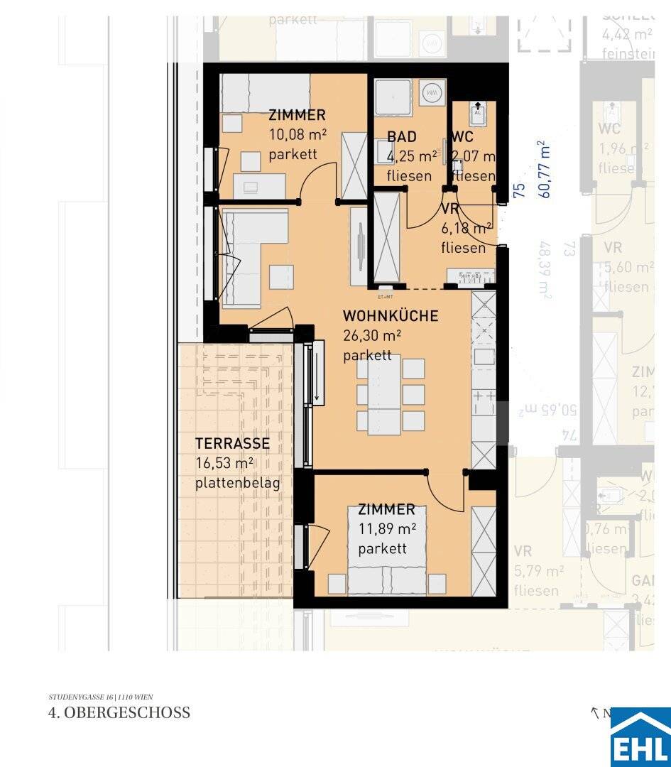 Diverse living in Simmering: excellent amenities and outdoor spaces