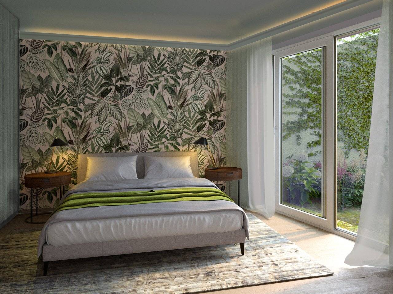 Innenvisualisierung Schlafzimmer