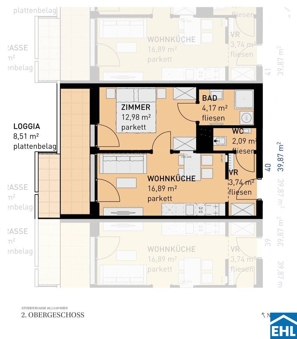 Exclusive living in Simmering: Modern condominiums for every need