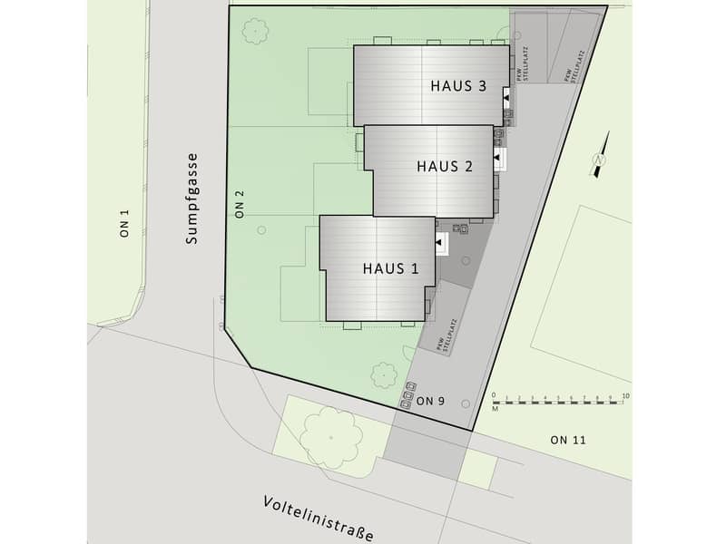 1210, Voltelinistraße, Wohnen im Grünen bei der Neuen Donau, Reihenhaus