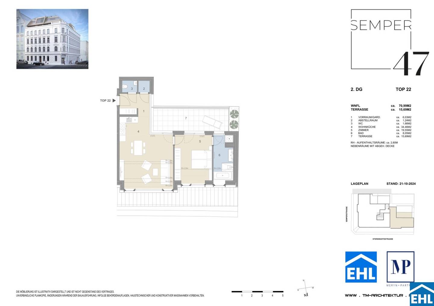 Penthouse Roof Terrace Newly Built Währinger Park