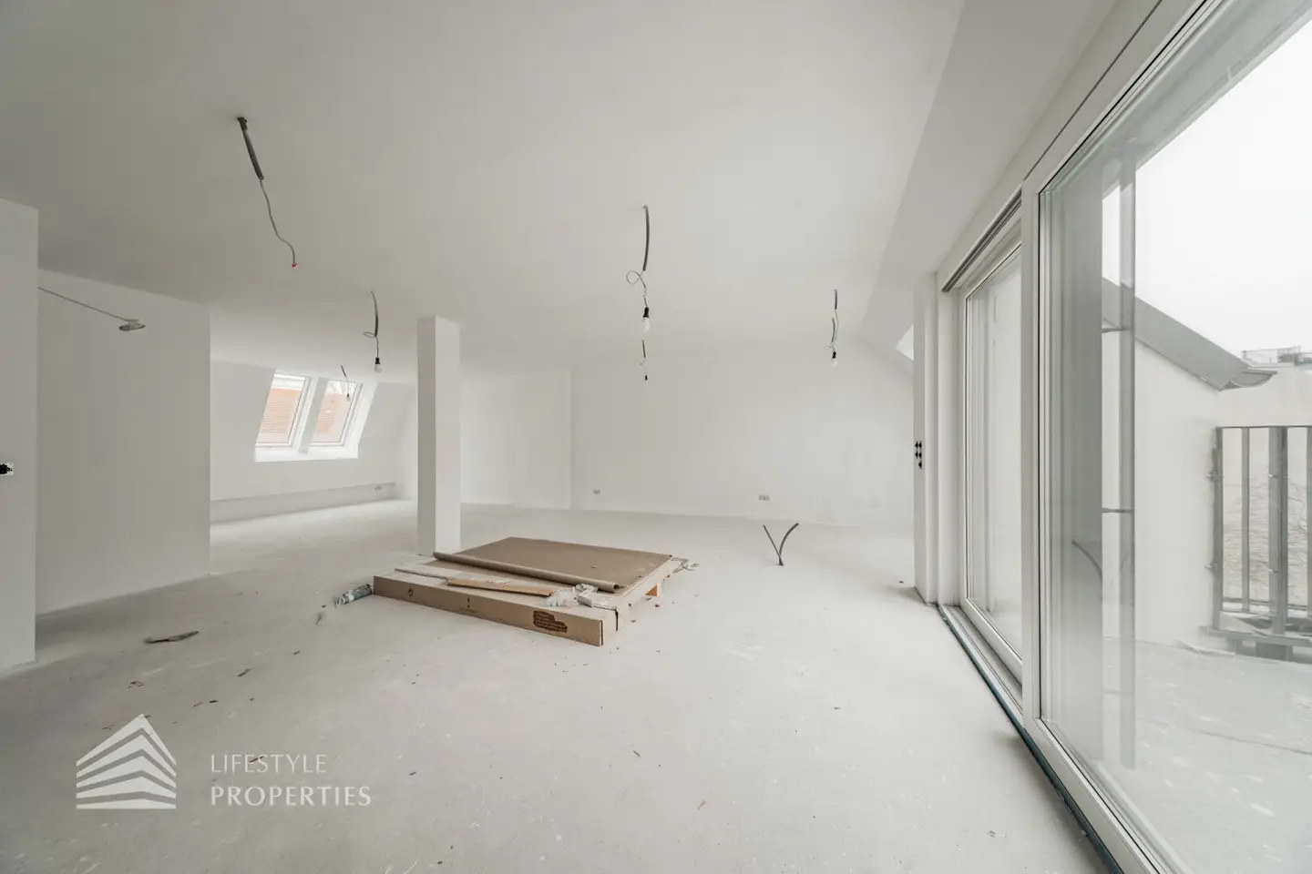 First occupancy bright apartment with balcony