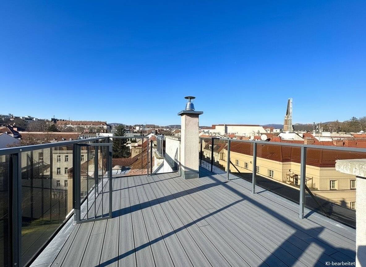 Dachgeschosswohnung Türkenschanzpark Weitblick