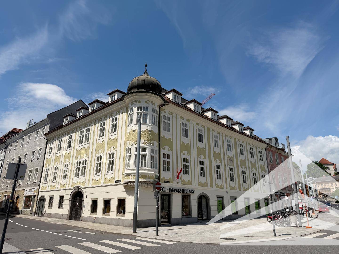 Hochwertiges Neubau-Penthouse Büro in Linz Zentrum mit Balkon & Lift
