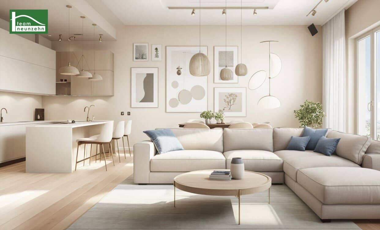 New build apartment with west facing balcony and underfloor heating