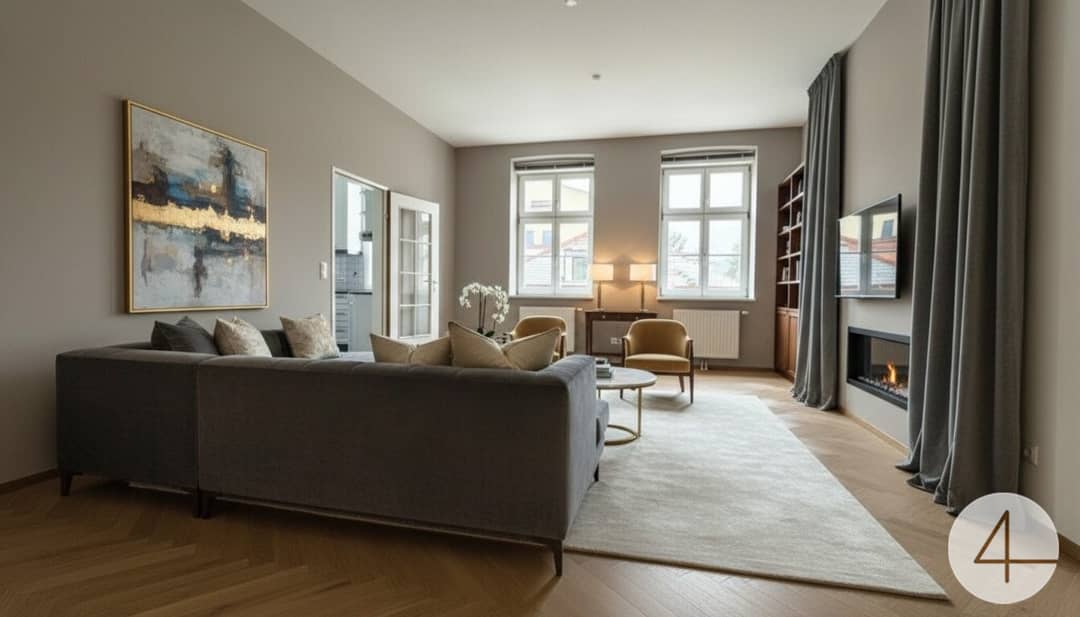 Wohnung 147 m² mit zwei Eingängen ruhige Lage