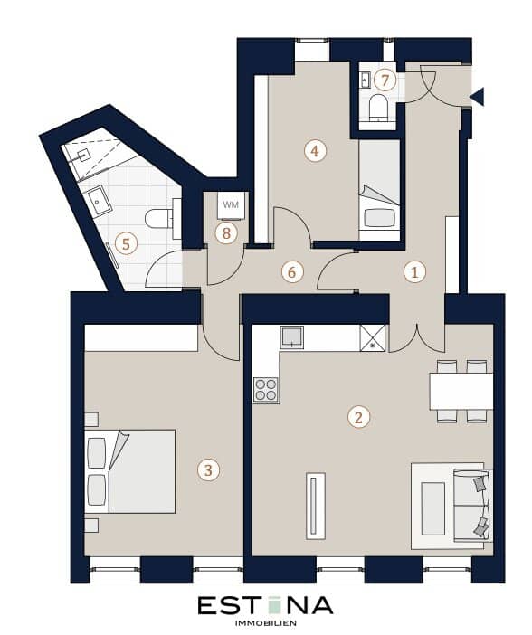 Hochwertige Familienwohnung - Landstraße
