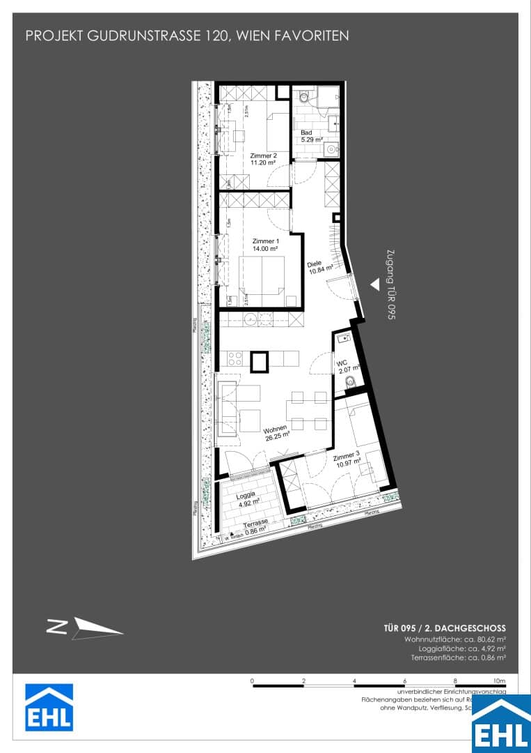 New build apartment near Keplerplatz U1