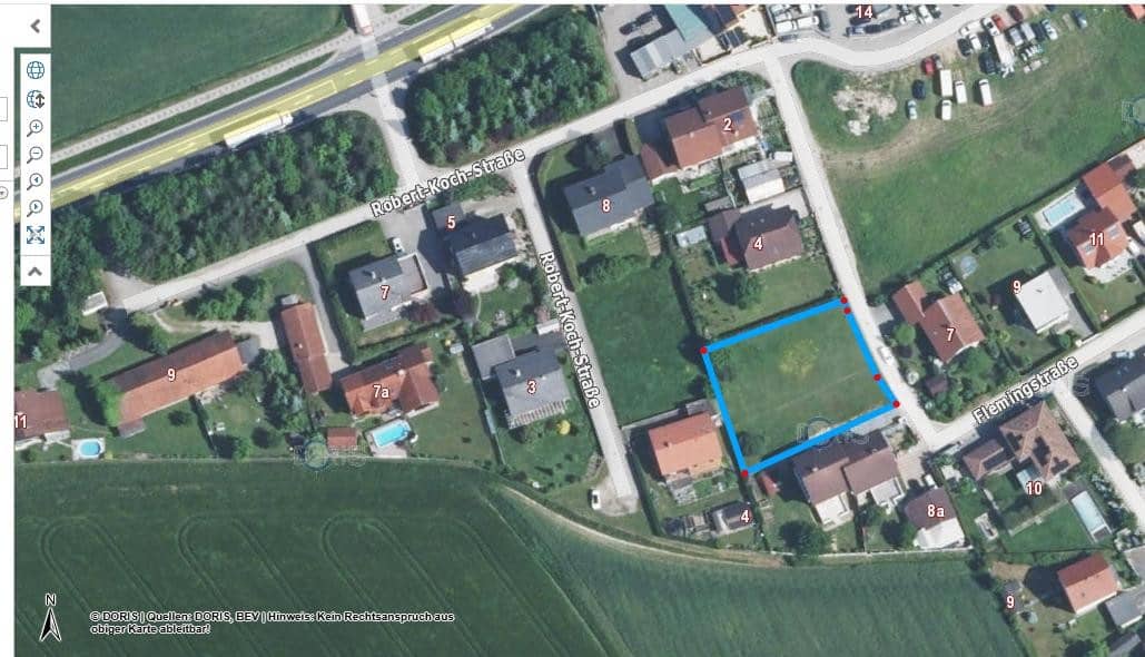 Ebenes Baugrundstück in Leithen – Wohnbauwidmung, ca. 1103 m²