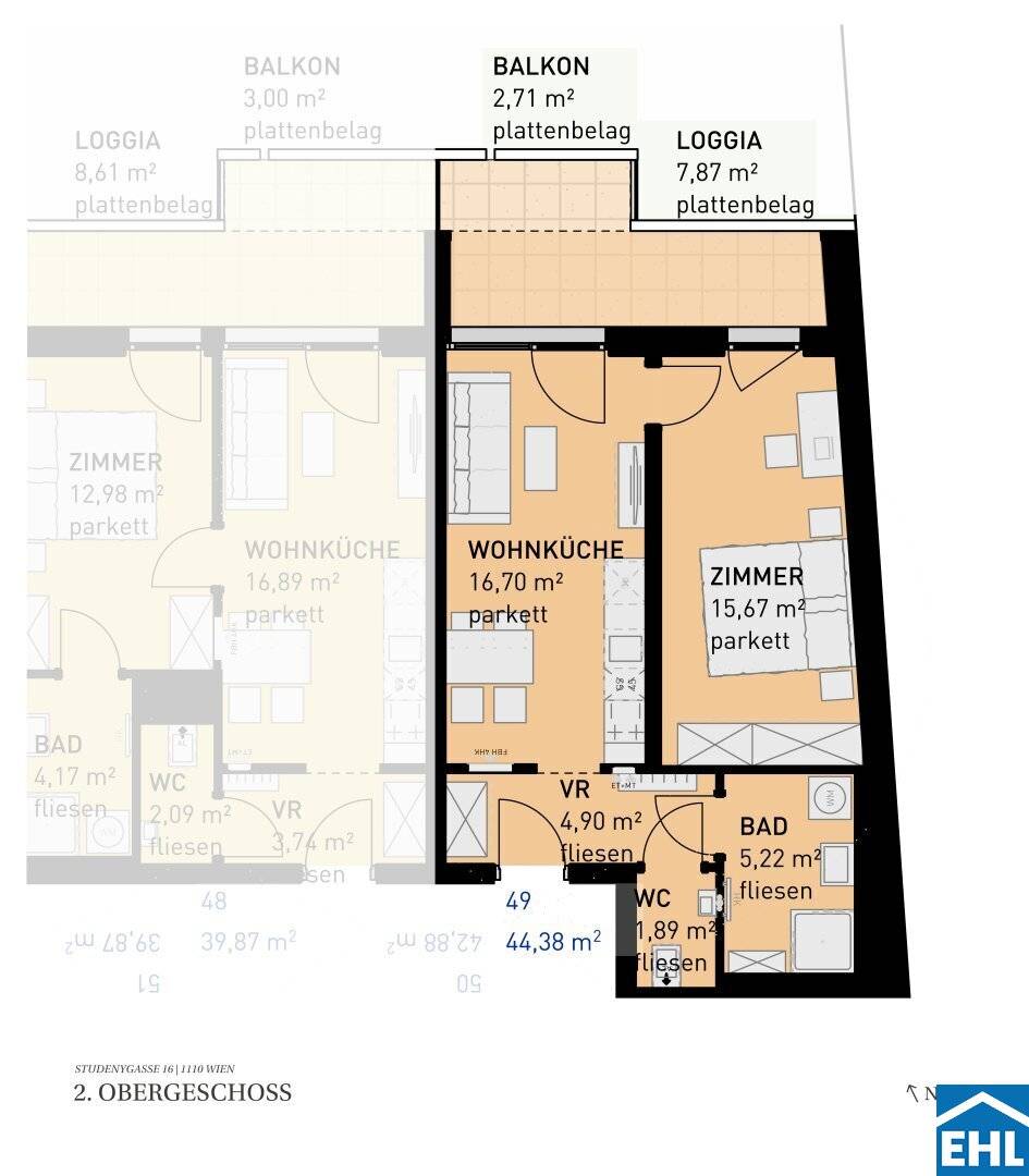 Quality of life in Simmering: New apartments with loggias, terraces and balconies