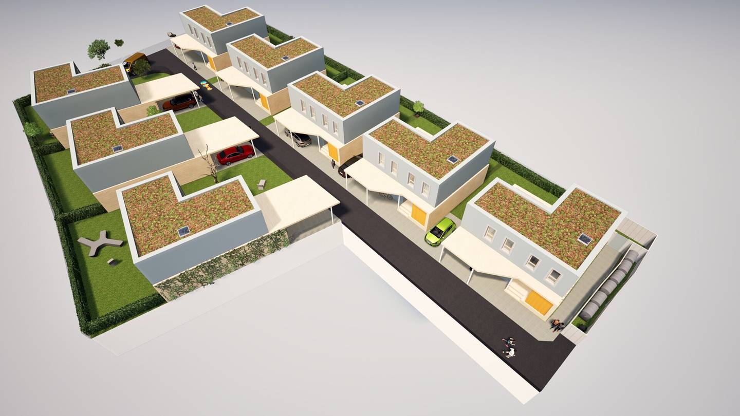 Grundstück mit baubewilligtem Wohnbauprojekt nahe Wien – 8 EFH Gärten