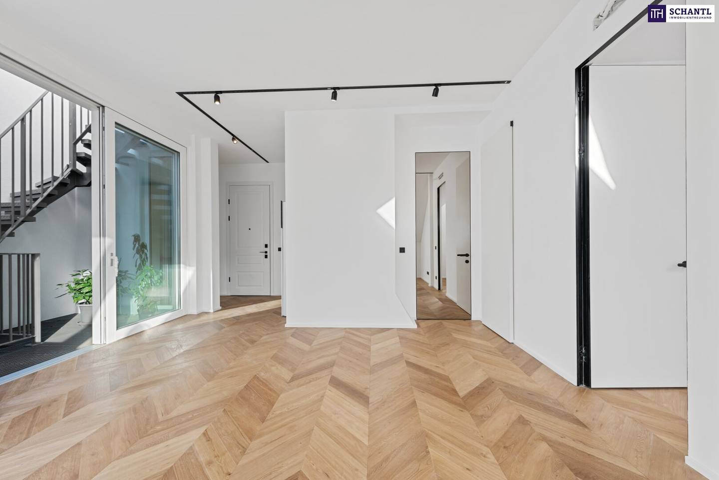 Attic apartment with first occupancy and roof terrace