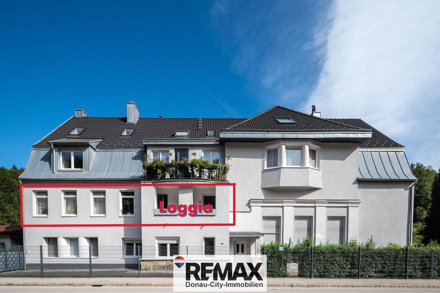 Wohnung Loggia und Gartenmitbenutzung