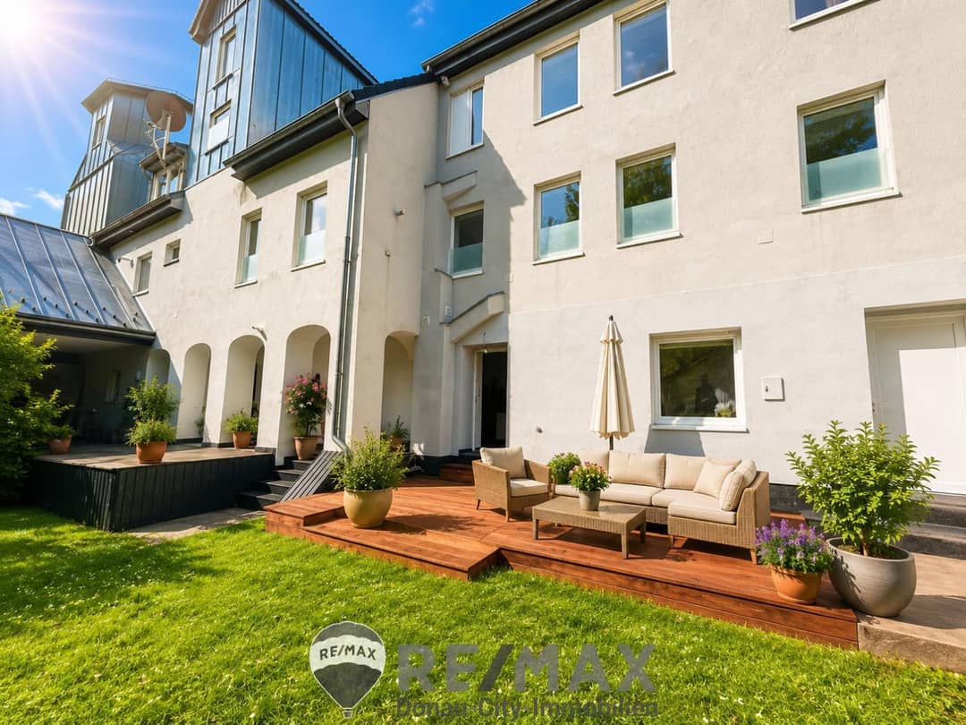 Erdgeschosswohnung mit Terrasse und Garten